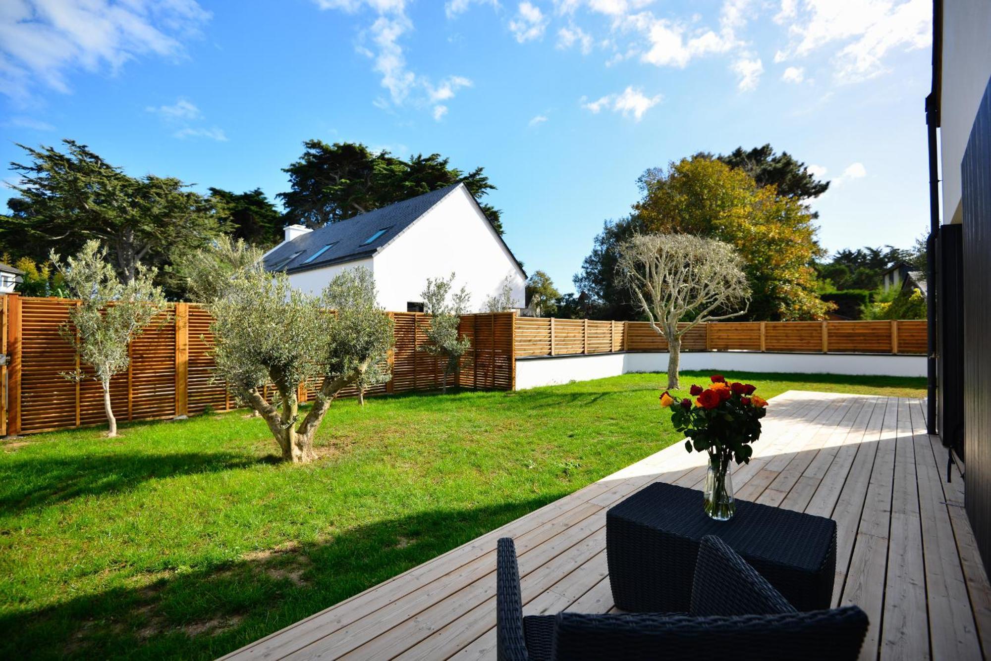 Villas Du Domaine De La Pointe De Kerhostin Сен-Пиер-Киберон Екстериор снимка